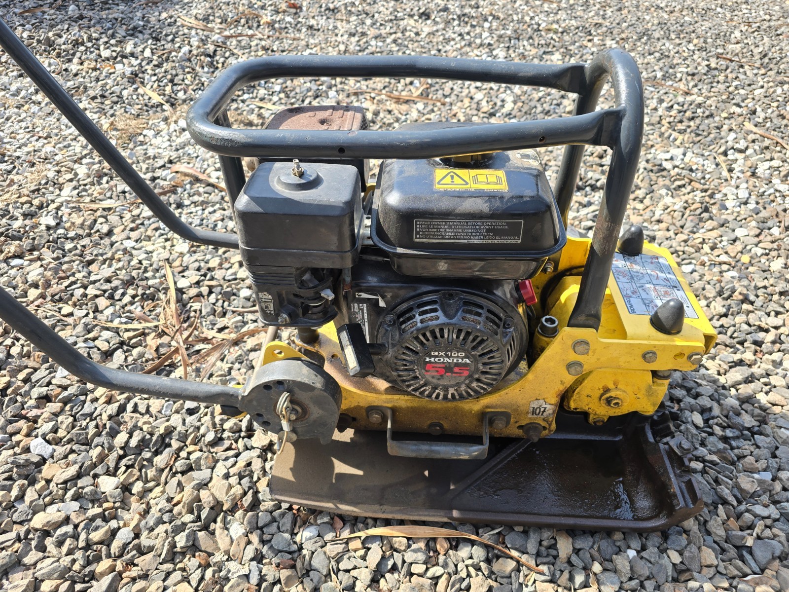 BOMAG BP 18/45-2 Rammer Tamper Vibratory Plate Compactor 5.5HP *READ, SMOKES*