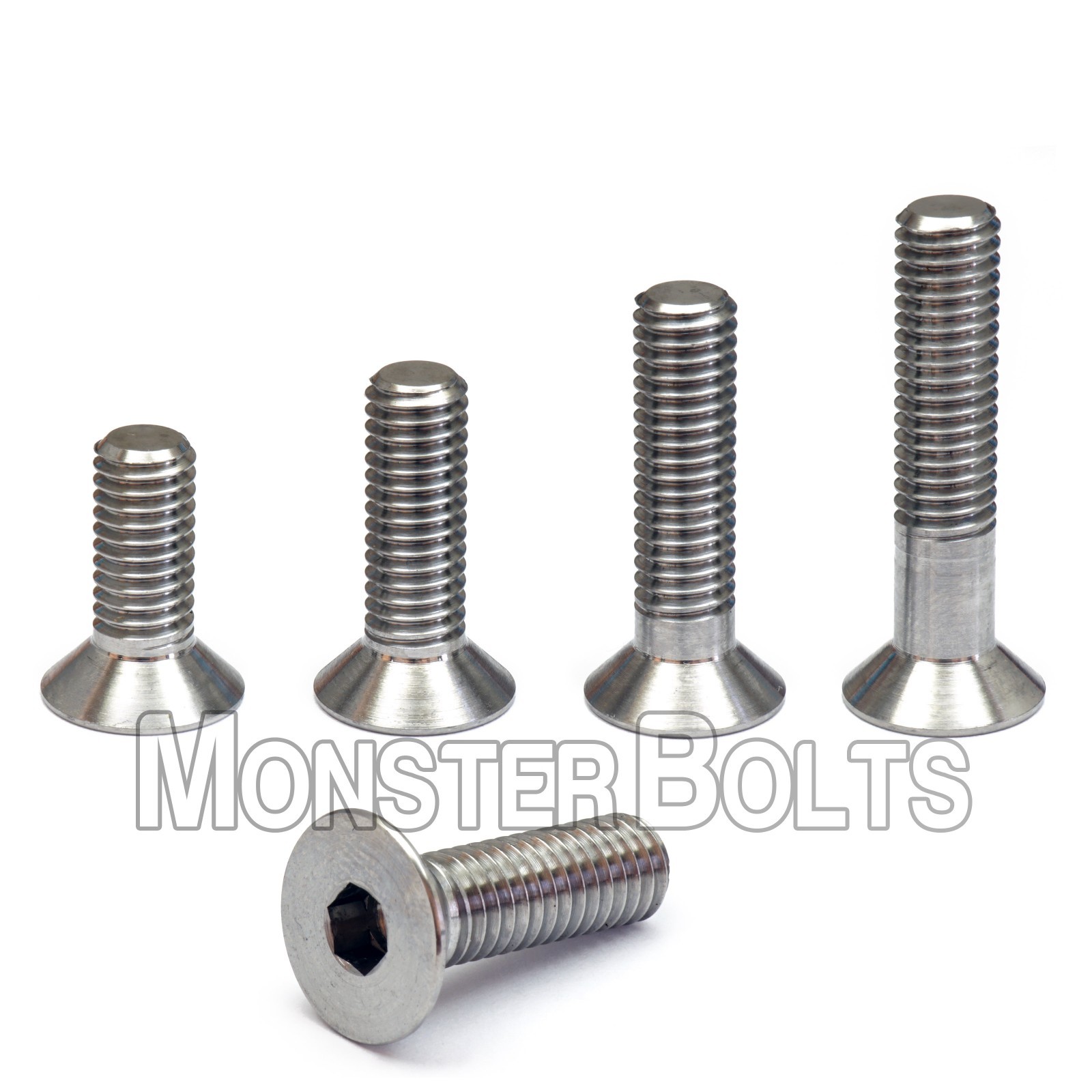 M4 Titanium Flat Head Socket Cap Screws – Grade 5 Titanium Metric Fasteners