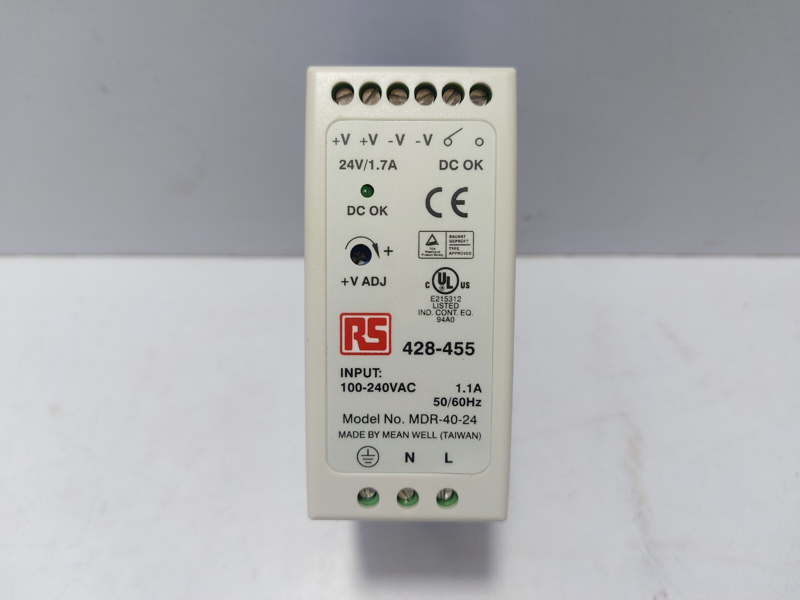 Mean Well MDR-40-24 Power Supply RS 428-455
