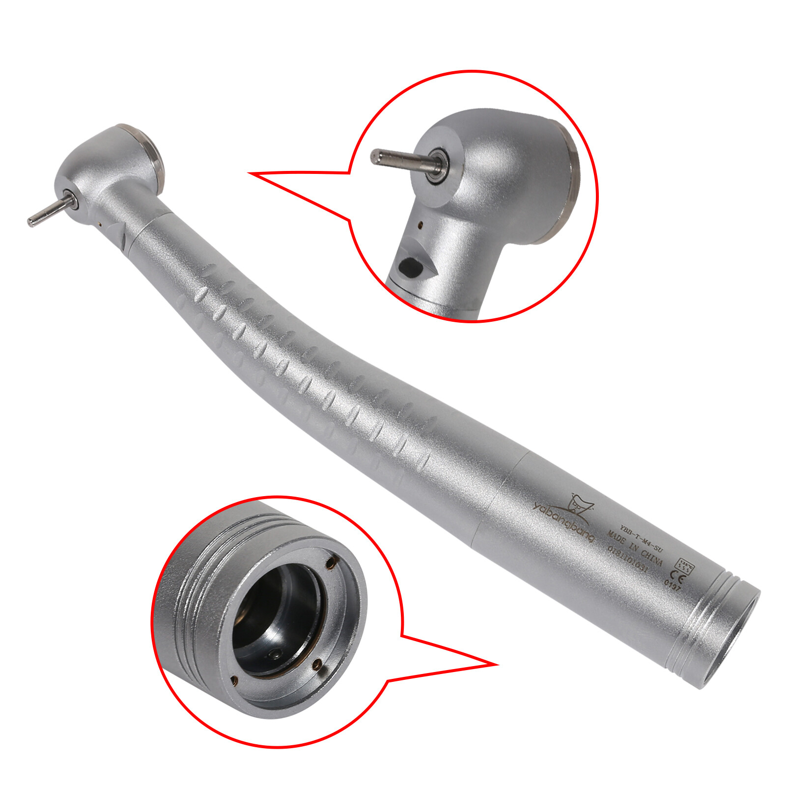 dental 4/6 hole high speed fiber optic LED quick connect handpiece KaV style OR