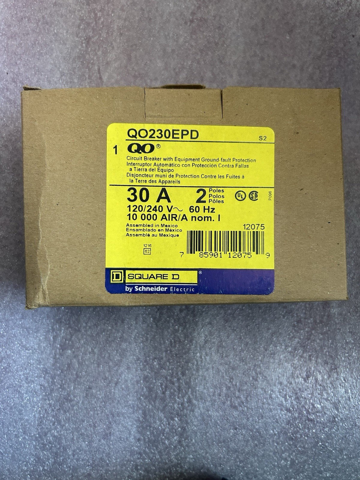 New Square D QO230EPD