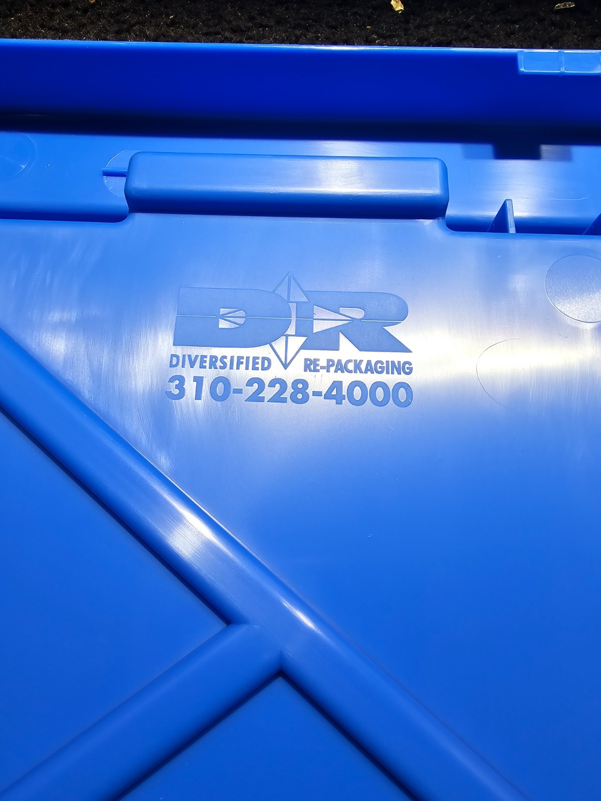 (QTY 2) Greenmade 30-in. x 20-in. Blue Snap Lock LID For 27 Gallon Storage Box