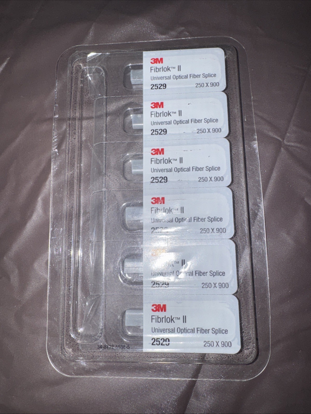Fiber Splicing Corning 3M FIBRLOK 2529 – FIBER SPLICE 250 900 – Pack of 6