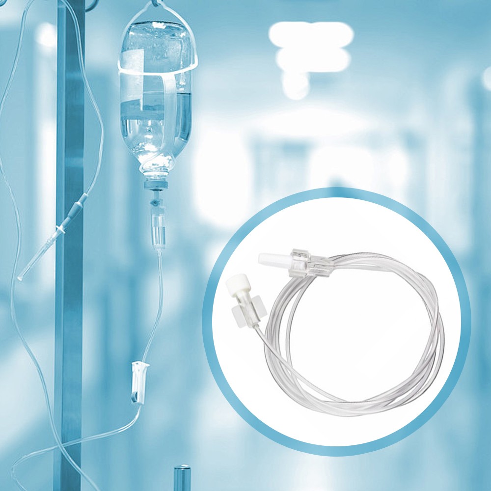IV Infusion Extension Tube Sterile Extension Tubing Line 30cm 50cm 100cm 150cm
