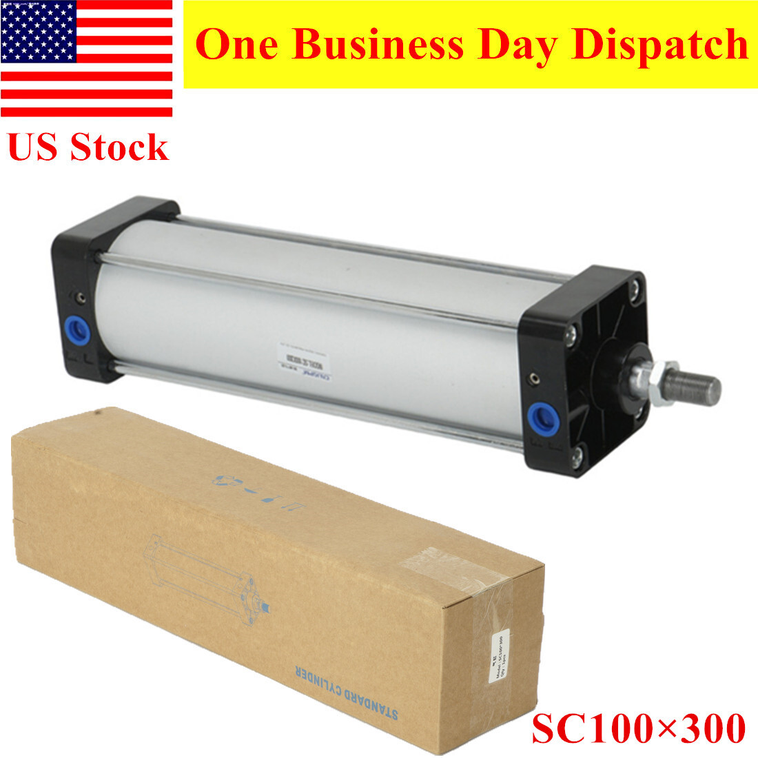 SC 100×300 Air Cylinder Pneumatic Buffer Standard Cylinder Single Rod