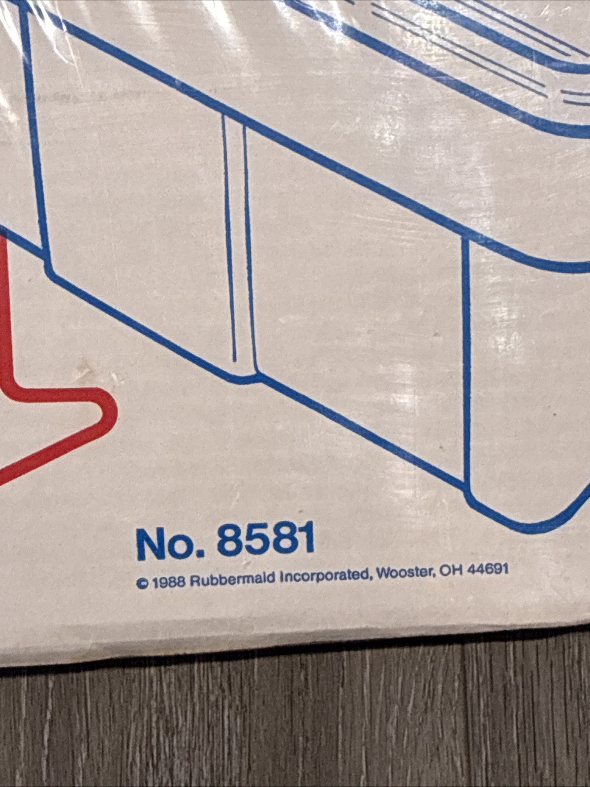 Rubbermaid Design A Space Long Term Storage File No. 8581 Steele Frame Vtg 1988