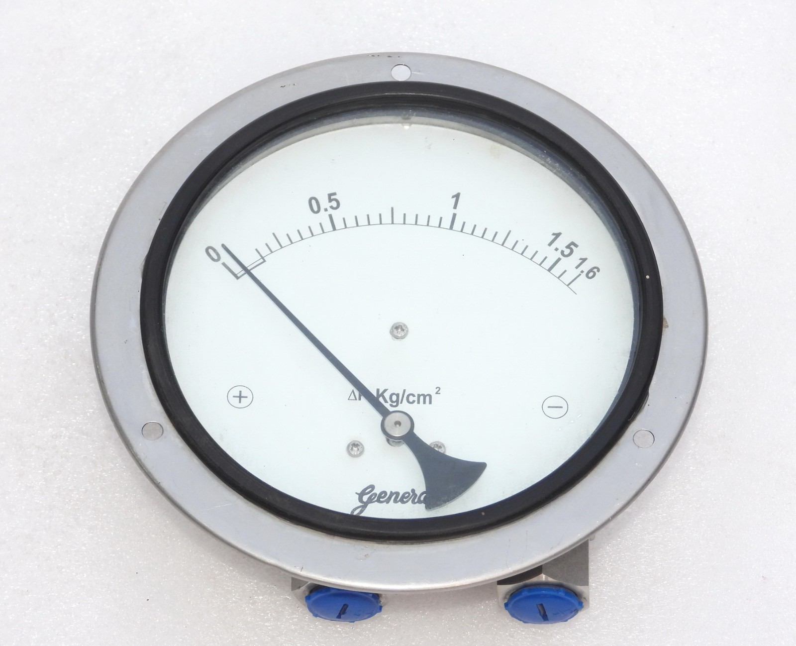 GENERAL INSTRUMENTS MAGNETIC DIAPHRAGM DIFFERENTIAL PRESSURE GAUGE 0-1.6KG/CM²