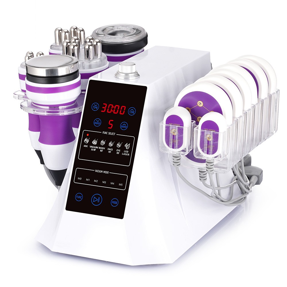 6 in 1 40-K Beauty Machine for Body Massage Facial Skin Care Skin Lifting Lost