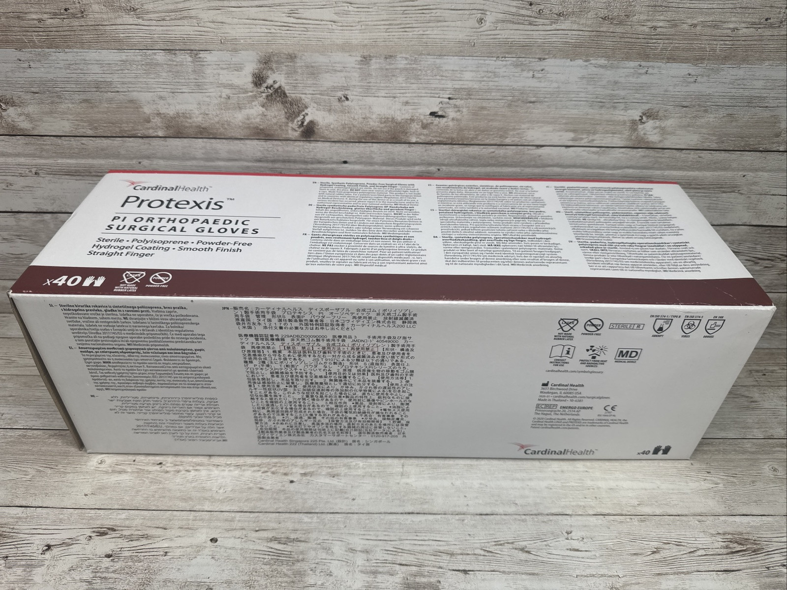Protexis PI Orthopaedic Surgical Glove Cardinal Health 40 Pair Size 6 *See Date*