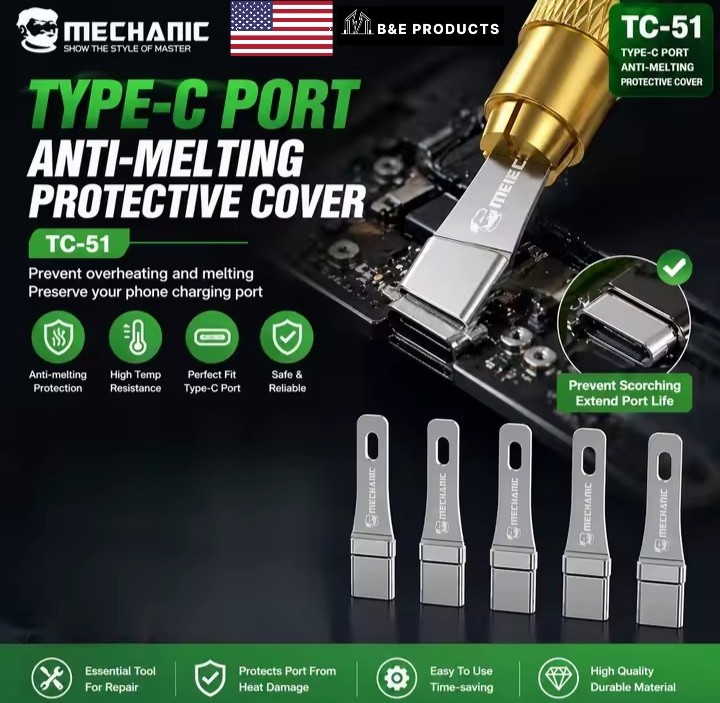 Mechanic TC-51 Type-C Port Anti Melting Protective Cover Tail Plug