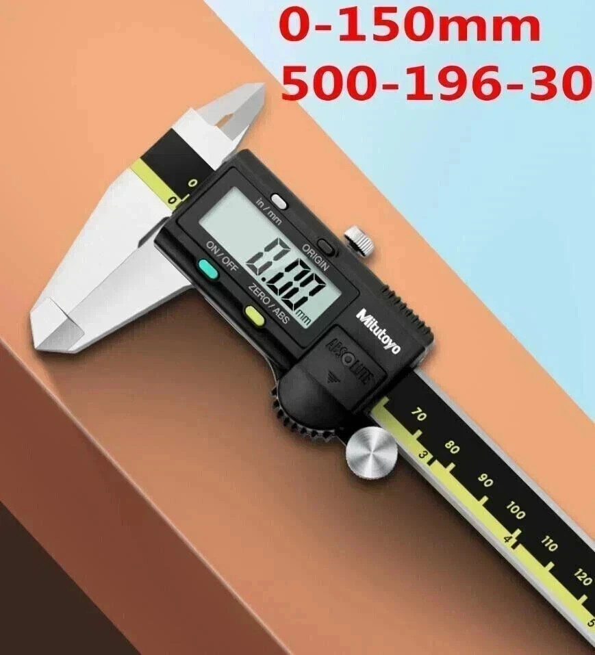 500-196-30 Mitutoyo Japan 150mm/6″ Absolute Digital Digimatic Vernier Caliper US