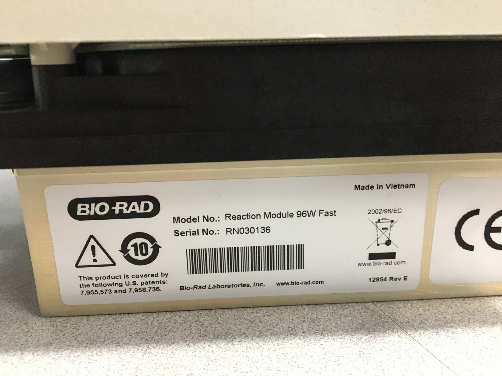 Bio-Rad Thermal Cycler 96-Well Fast Block (Tested)
