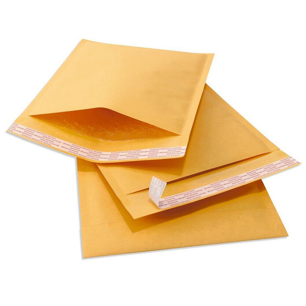 10.5X16 #5 Kraft Bubble Mailers Padded Envelopes Self Seal Shipping Packing Bags