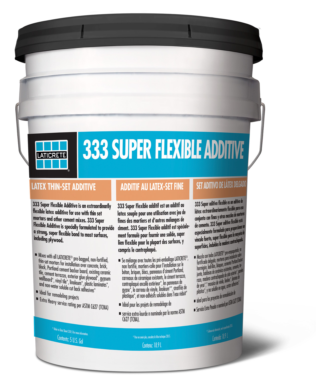 Laticrete 333 Super Flexible Additive – 5 Gal