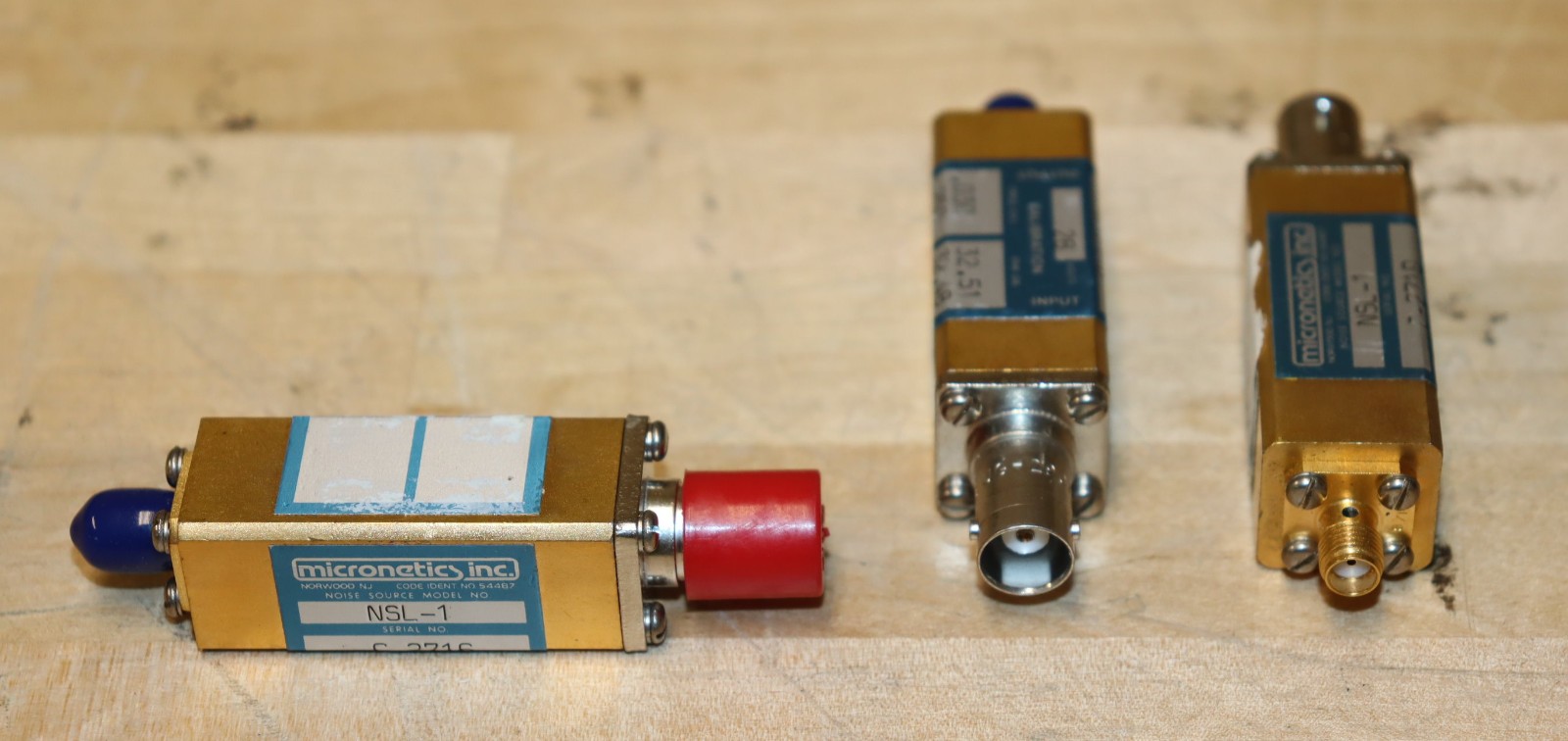 Micronetics NSL-1 RF Noise Source 30-500MHz, 30db ENR +28VDC GOOD Five Available
