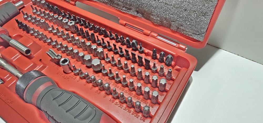 Mac Tools 121-PC. R.B.R.T. Mac-GriP Ratcheting Screwdriver Bit Set S (P32014698)