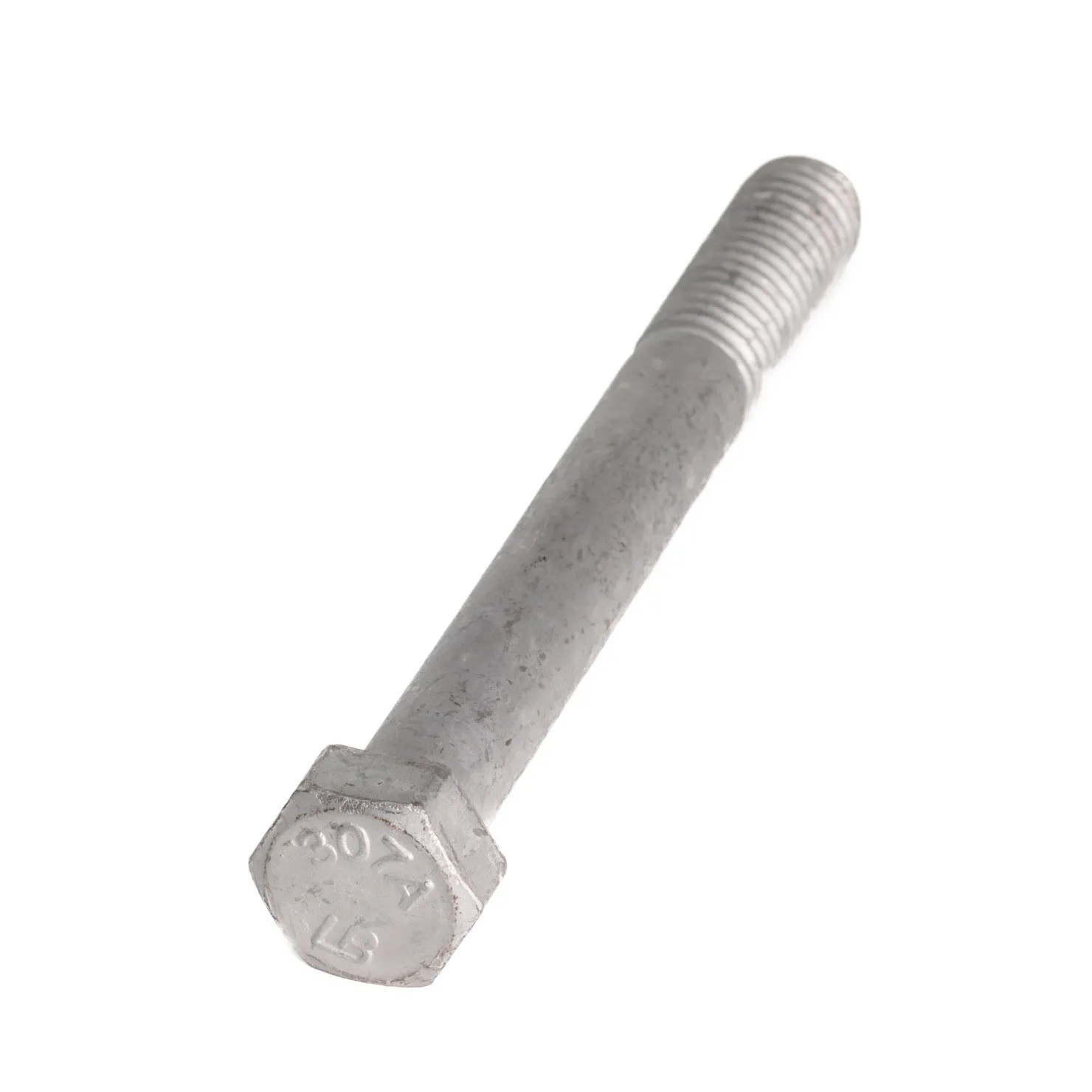 1/2″-13 x 9″ Hot Dipped Galvanized Hex Bolt, Grade A, Partial Thread, Qty – 25