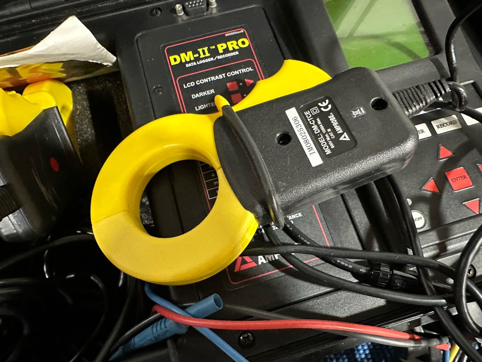 Amprobe DM-II Data Logger Recorder Part 995750. Used with Accessories and Case