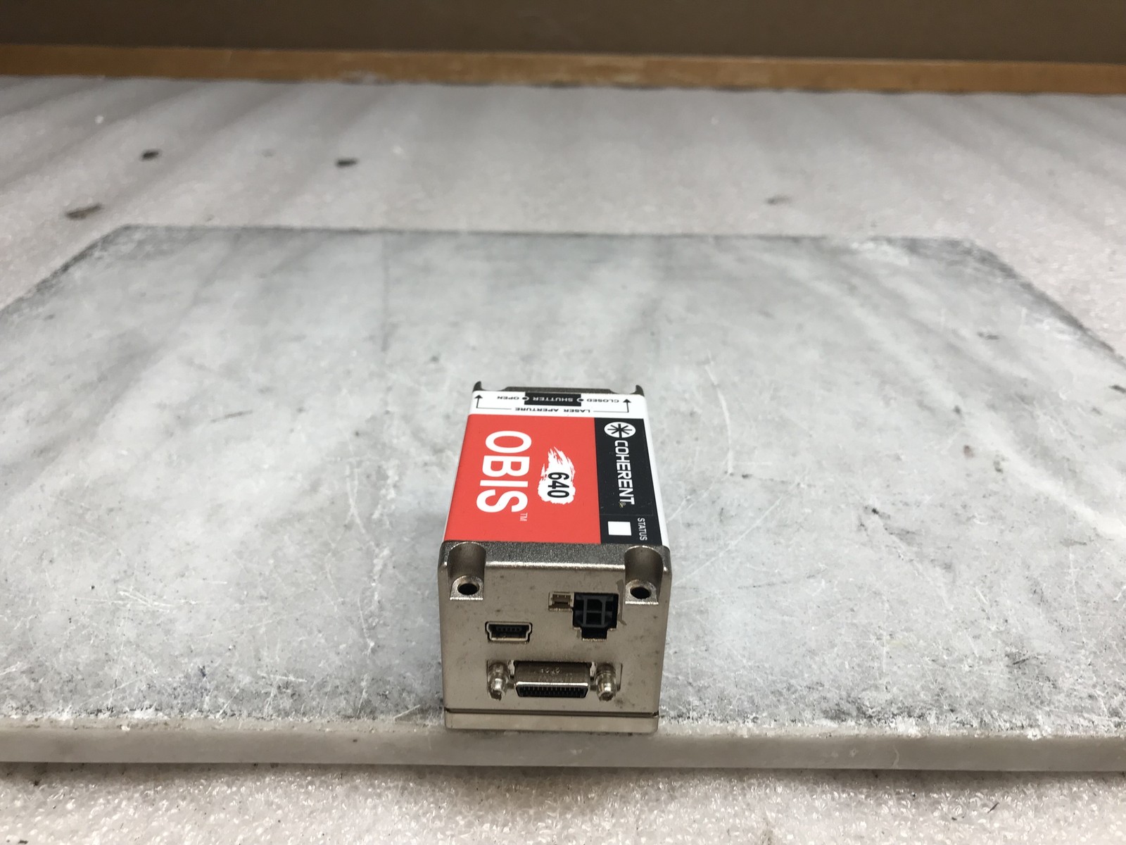 Coherent OBIS 640-60C Continuous Wave Laser 641nm 60mW 1253495 1.6k Hrs mfg 2015