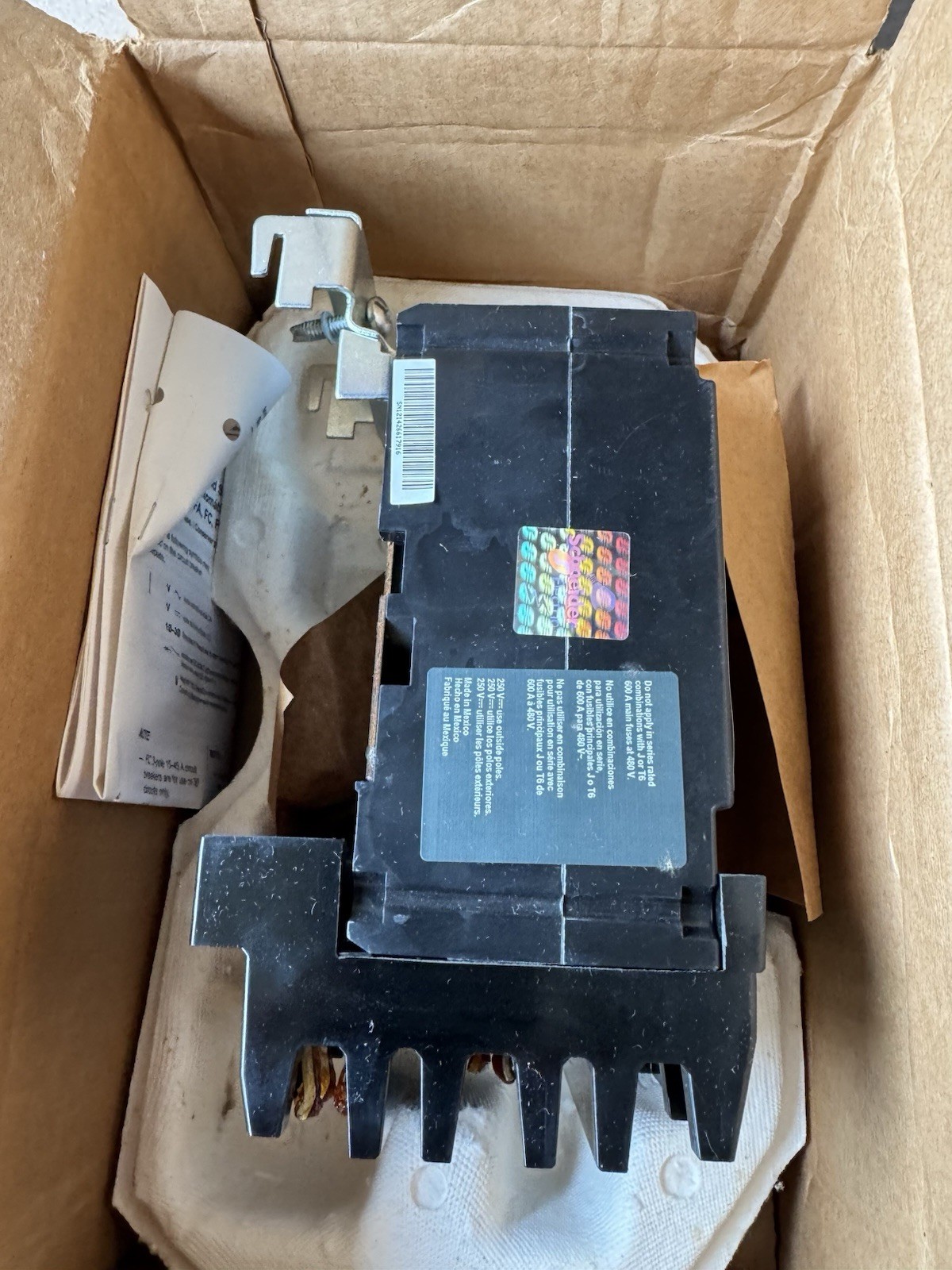 Square D FA36060 60 Amp 3 Pole 600V Circuit Breaker I Line 3P 60A NEW Open Box