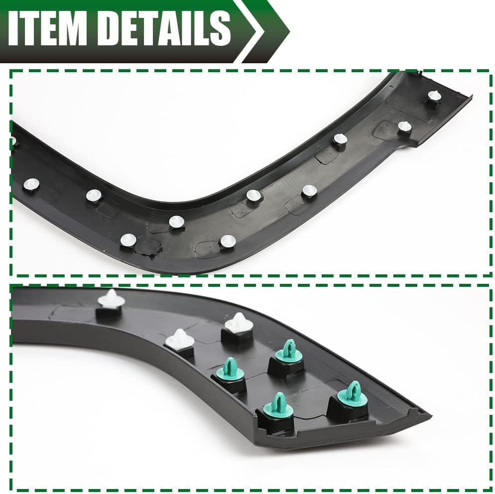 Front Right Pocket Rivet Fender Flare Trim Fit 2015-2022 Jeep Renegade Textured