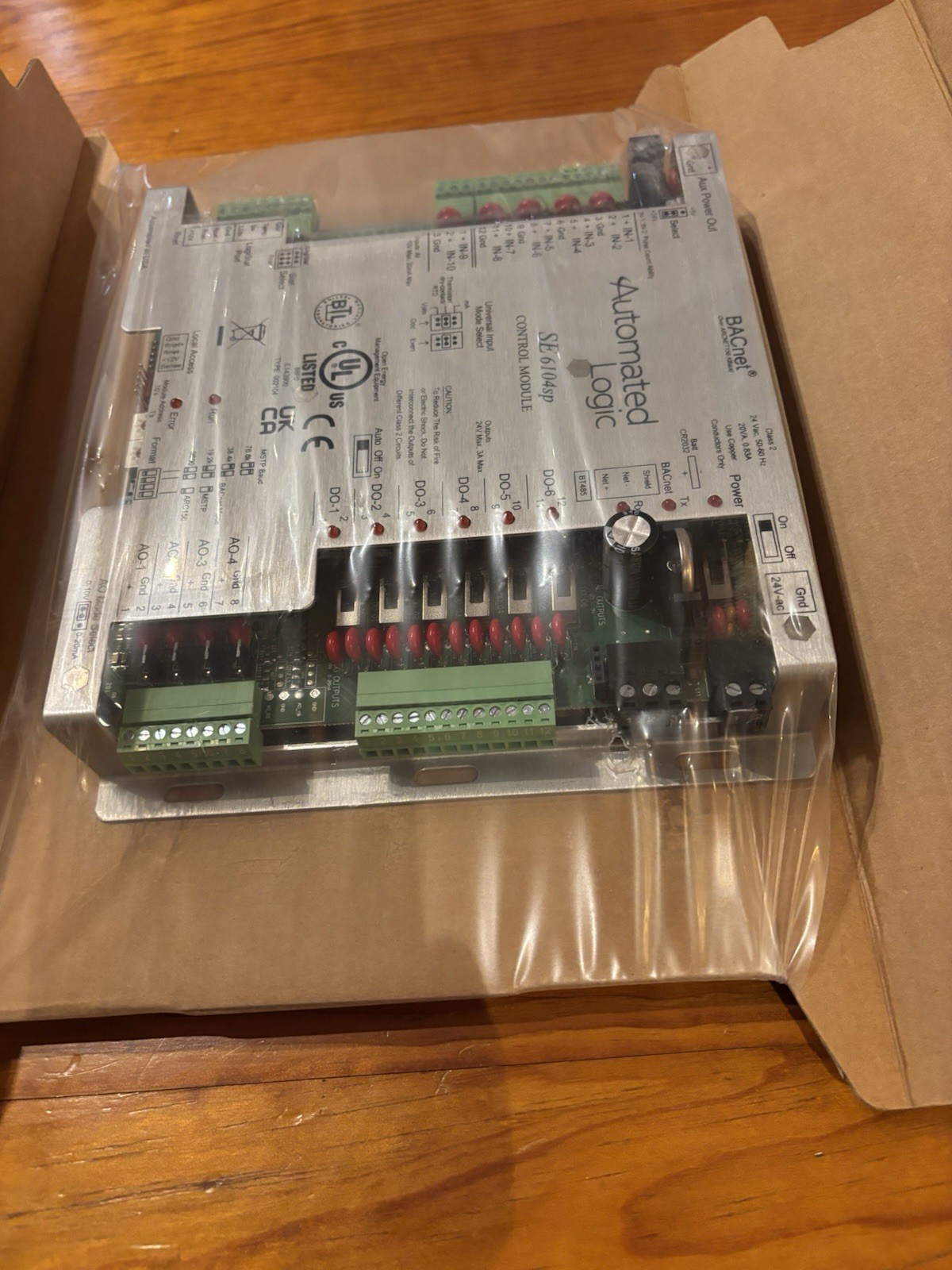 Automated Logic SE6104SP BACnet HVAC Building Automation Control Module NEW