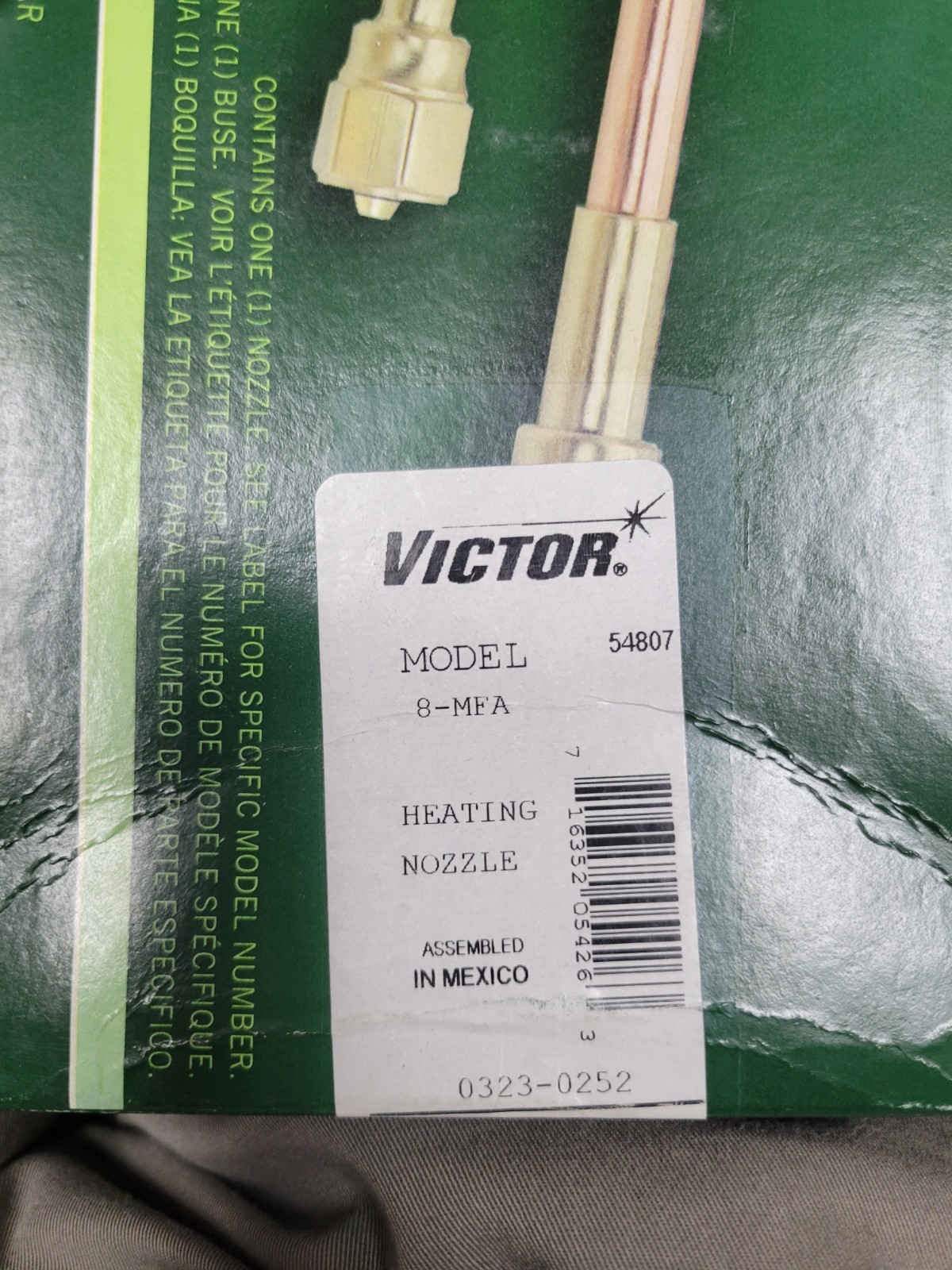 Victor 0323-0252 8-MFA Acetylene Heating Nozzle