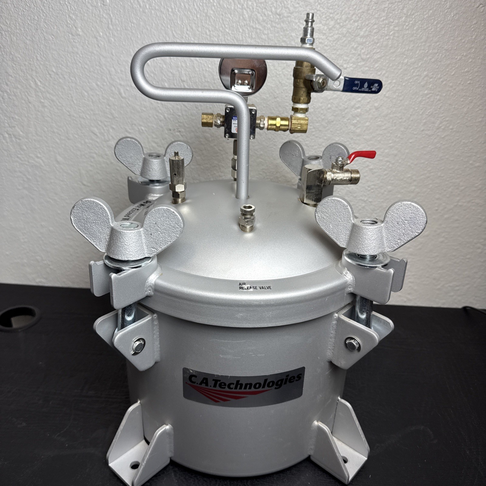 C.A. Technologies 2.5 Gallon Paint Pressure Tank 80 PSI Industrial Spray Pot