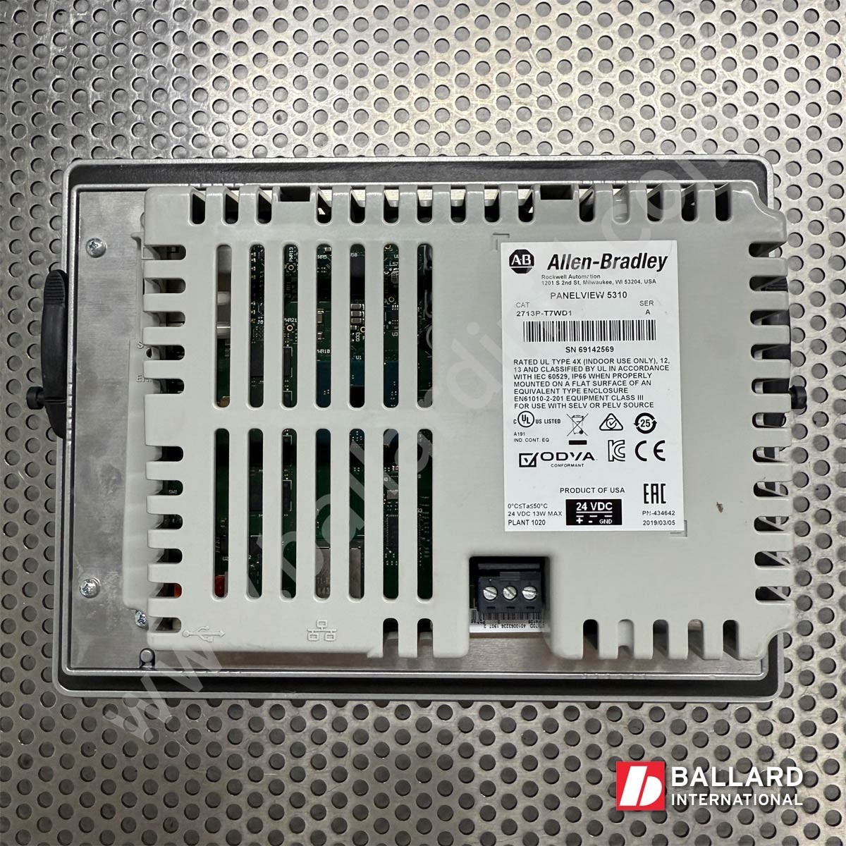 Allen-Bradley 2713P-T7WD1 PanelView 5310 Graphic Terminal