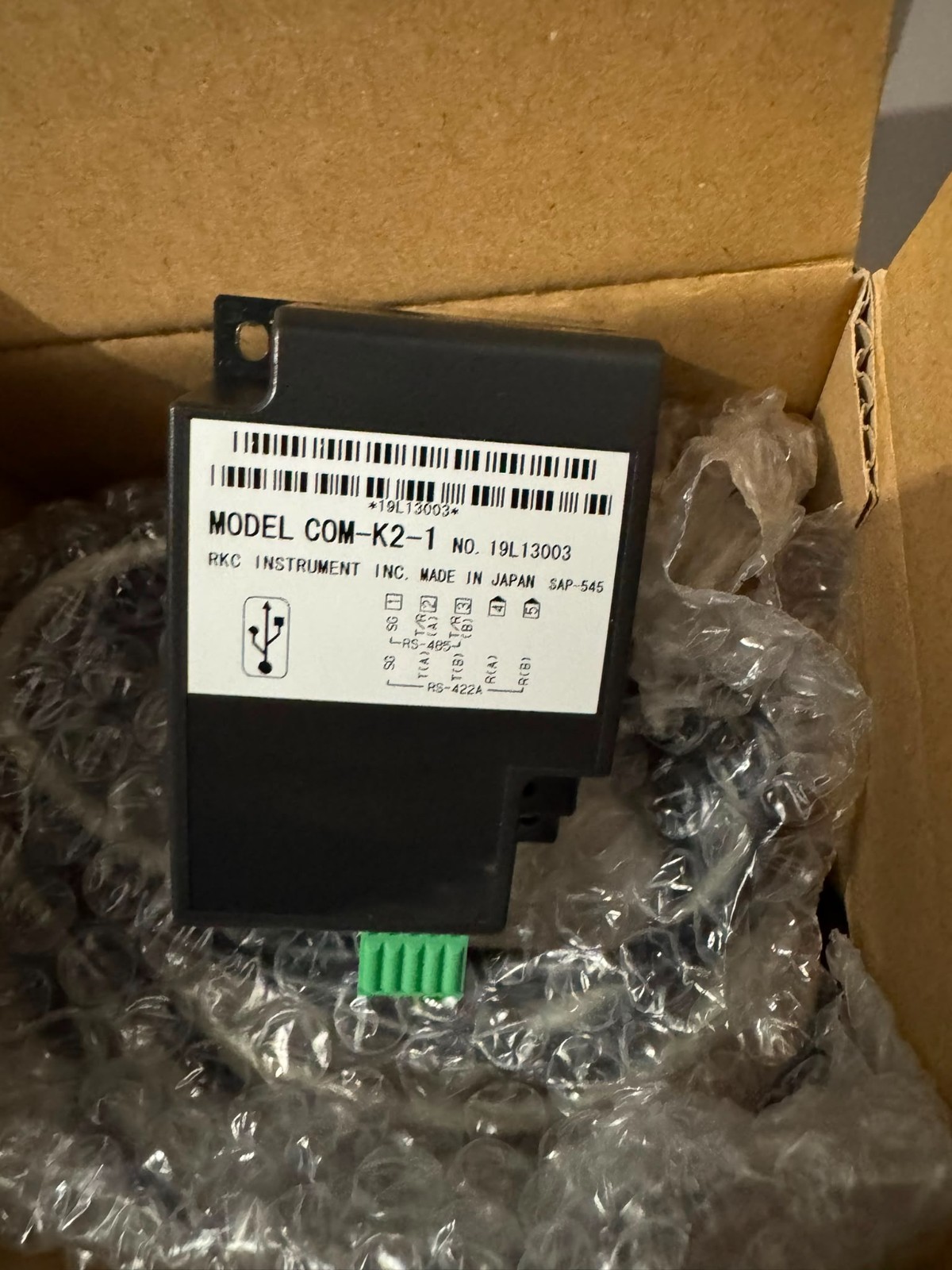 RKC COM-K2-1 USB Communication Converter – RKC Instrument Inc. – Made in Japan