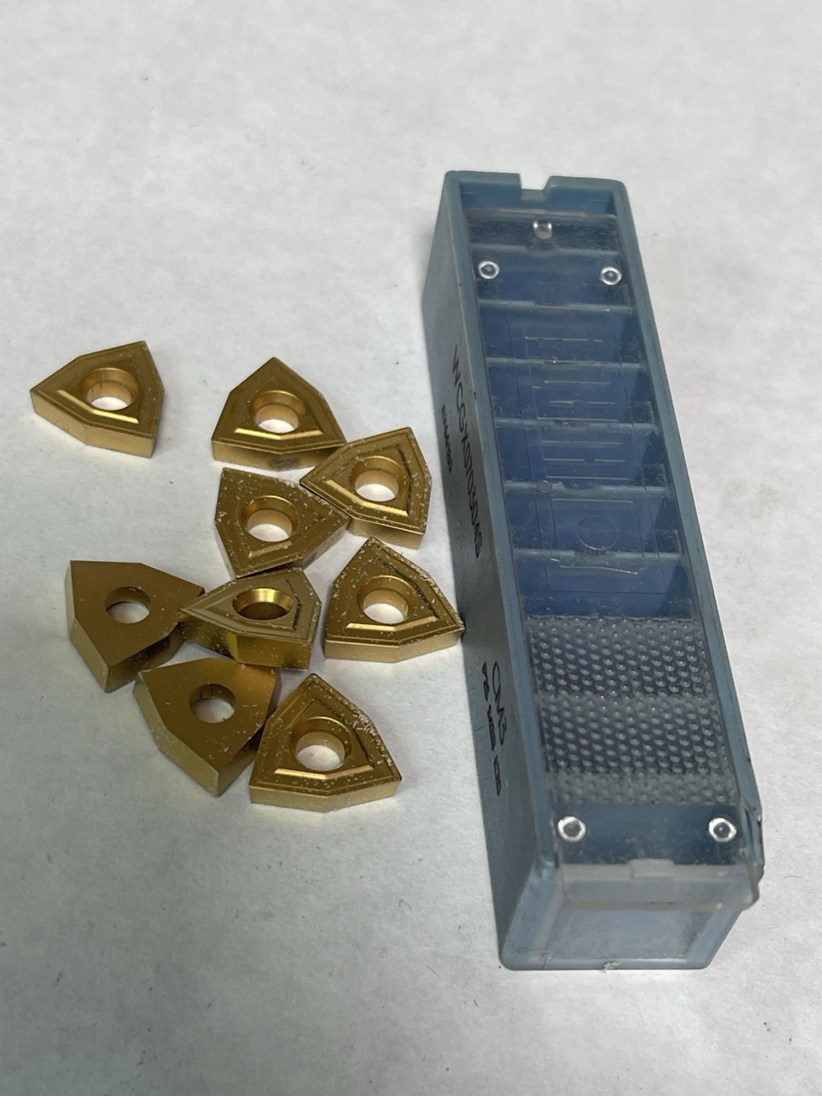 HERTEL/Ingersoll/Kennametal Carbide Inserts WCGX070304S CM3 Qty. 9 (26JL10)