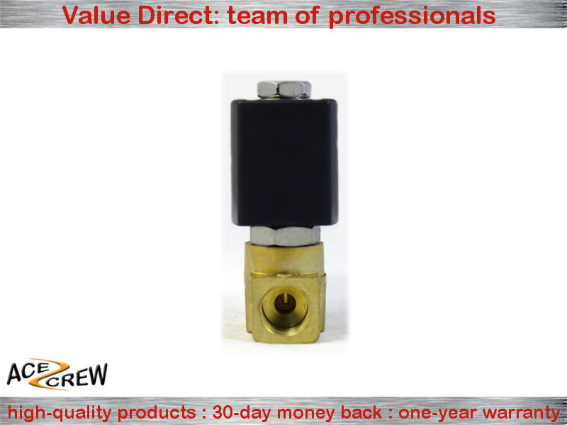VITON 3/8 in 220V-240V AC Brass Solenoid Valve NPT Gas Water Air Normally Closed