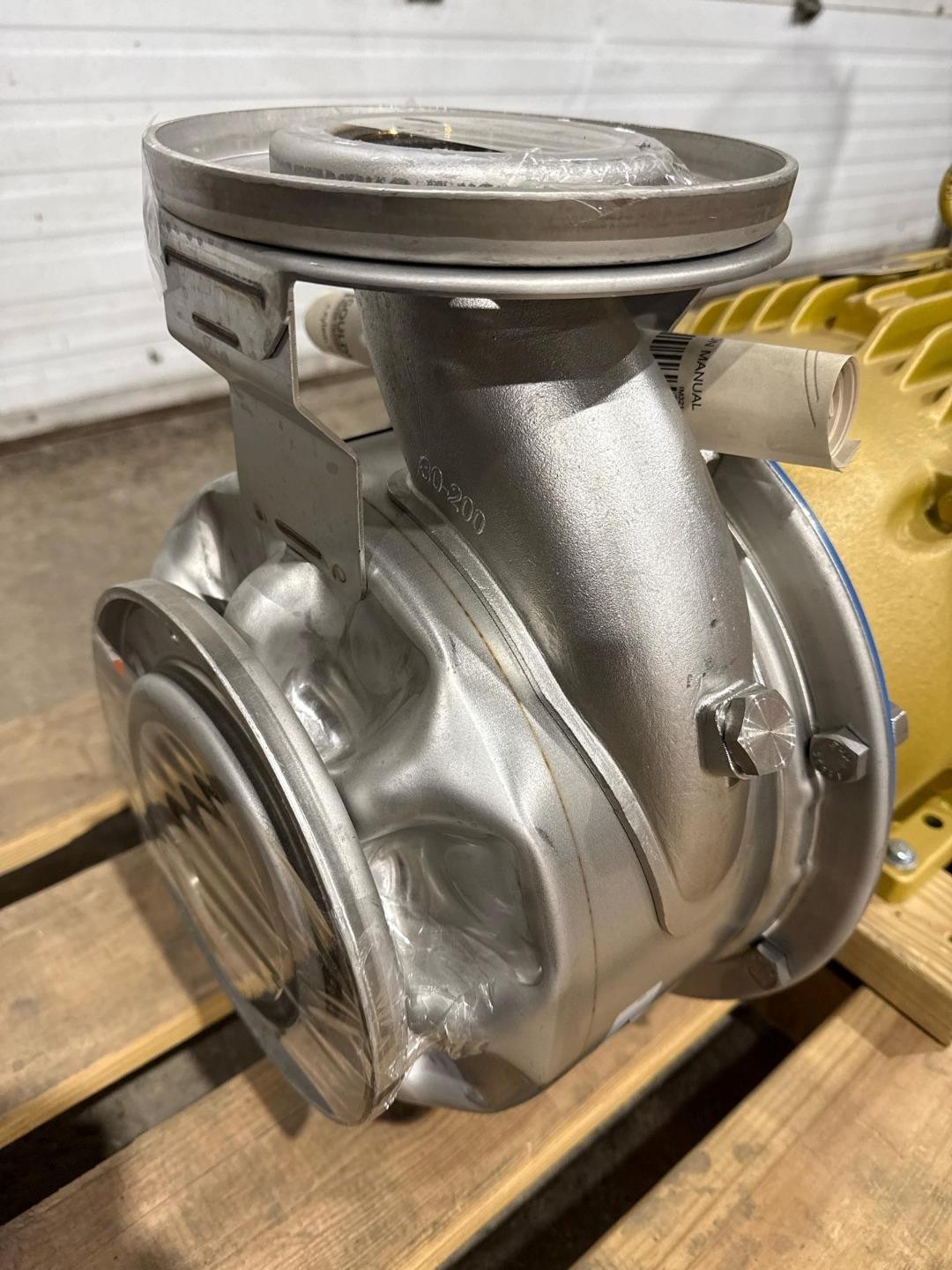 GOULDS 3-SH Stainless End Suction Pump, ESHF/C 3X4X8, 03SH08K6, 20HP, 6″ Imp.