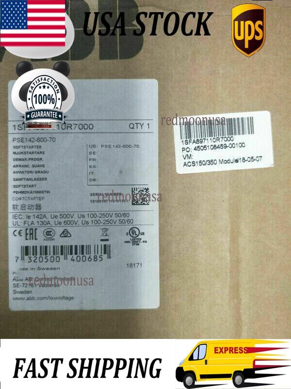 PSE142-600-70 ABB Soft Starter Launcher Brand New in Box Fast Shipping 1pcs