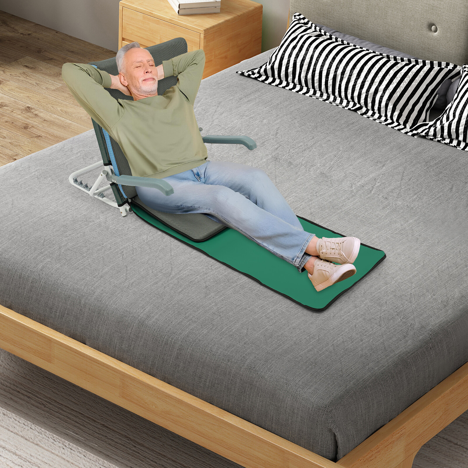 Adjustable Bed Backrest Portable Folding Backrest Lifting Bed Backrest Modern