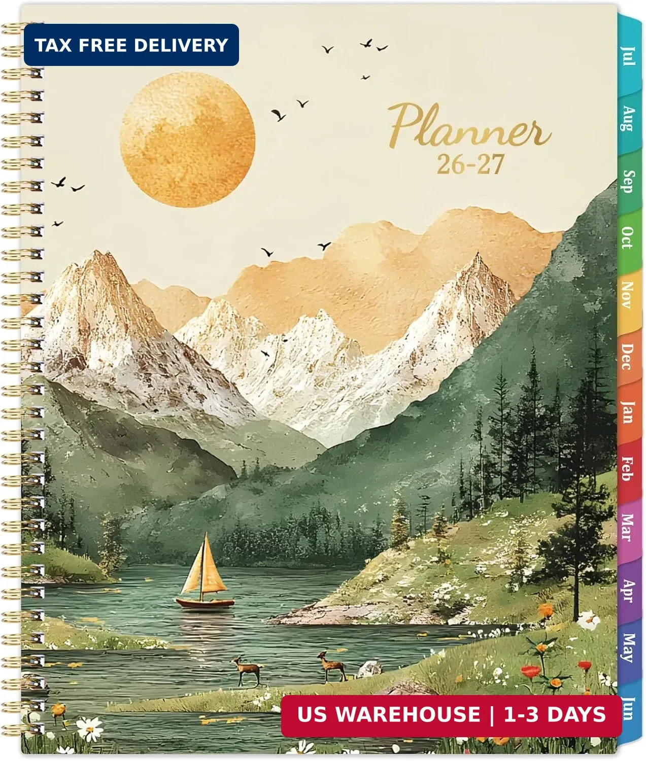 Planner 2026-2027 – Academic Planner 2026-2027 Weekly and Monthly, July 2026 – J
