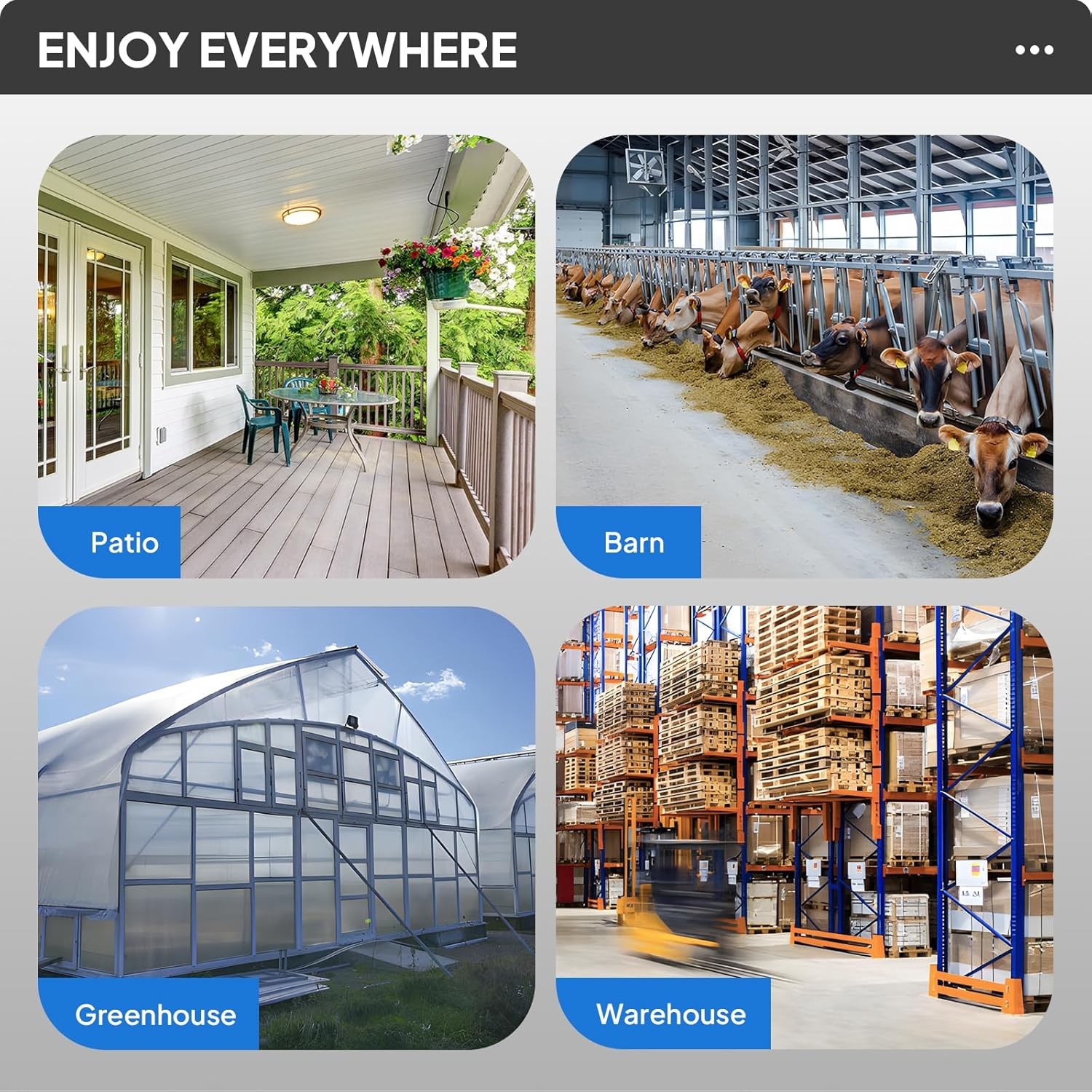 Max 6500CFM Misting Fan, 26inch High Velocity Industrial Mister w/40L Water Tank