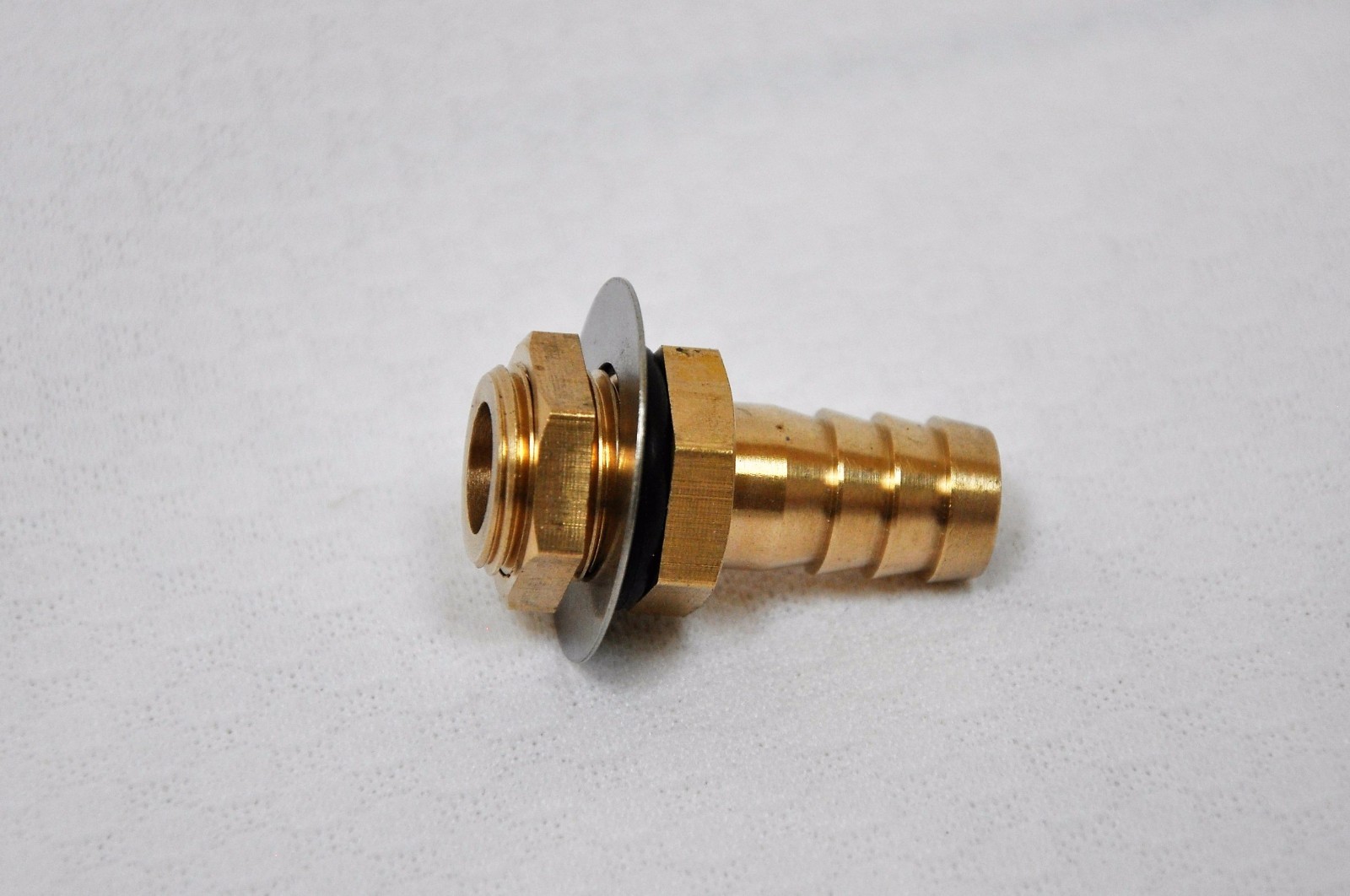 Vacuum Bagging Fitting Adapter Chuck Locking Nut Sealer Washer Brass 1/2″ Barbed