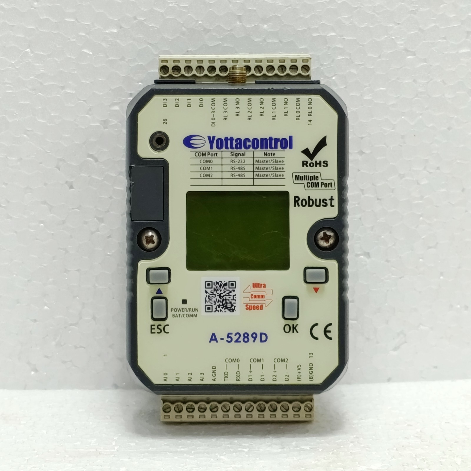 YOTTACONTROL A-5289D Ver: C2.89 Wi-Fi Distributed Control System 4DI/4AI/4DO
