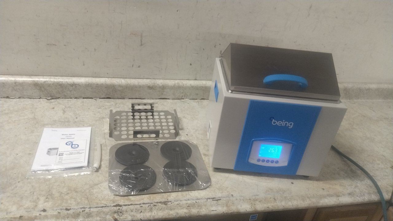 Being Scientific BWB-12 10 L Capacity 120VAC LCD Display Water Bath