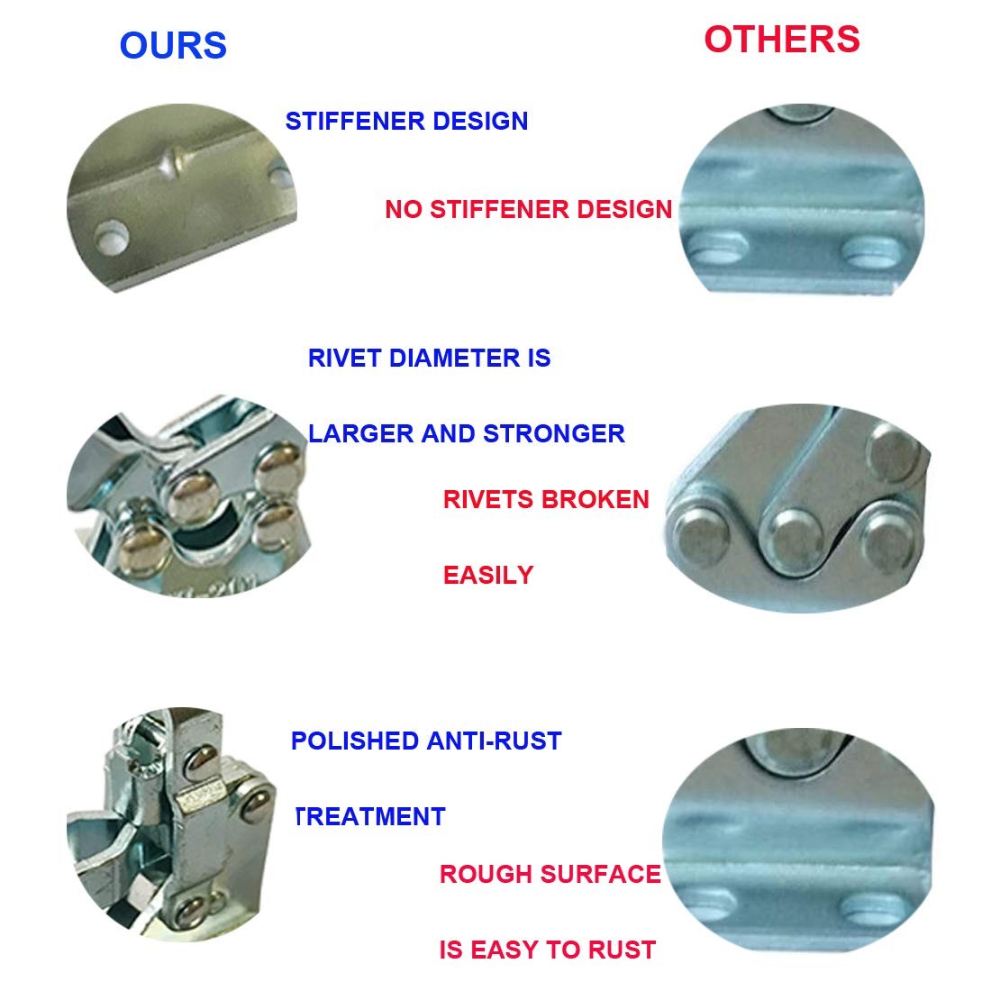 Toggle Clamps Vertical 50Kg 110Lbs Holding Capacity Quick Release 101A-5PACK