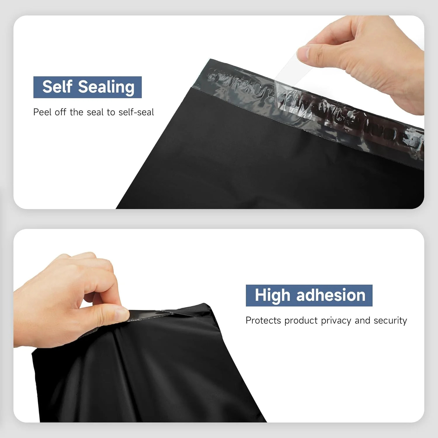 KKBESTPACK 100 Large Poly Mailers 10×13 Shipping Bags for Small Business – Self