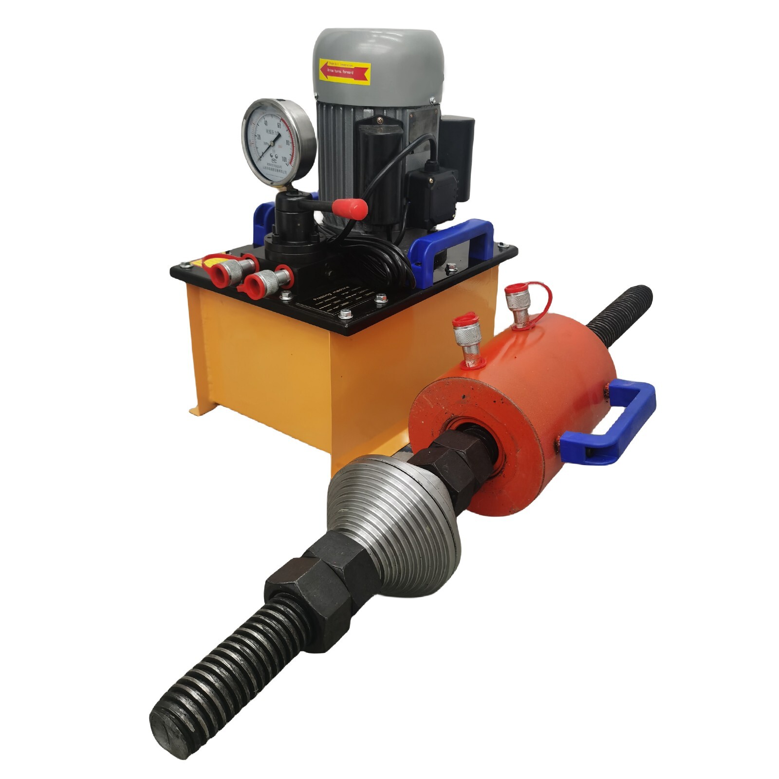 100T Excavator Sleeve Press Machine 220V Hydraulic Bushing Crawler Pin Remover