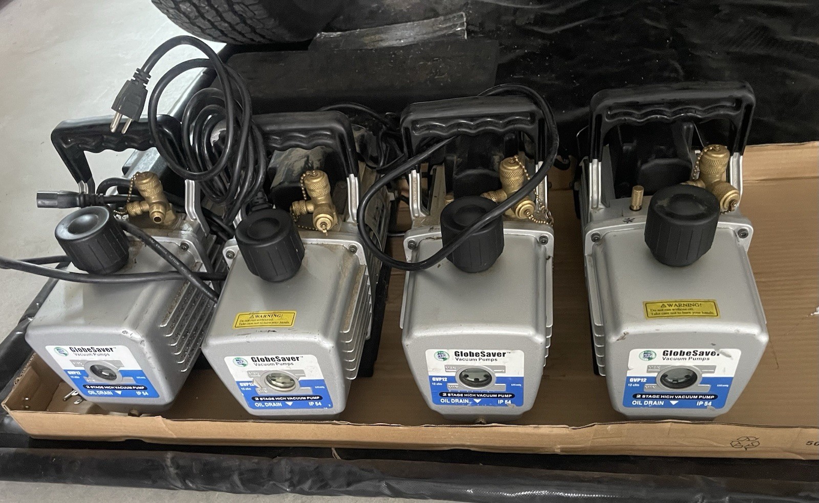 GVP12 GlobeSaver High Vacuum Pump 2 Stage IP 54 With Cord