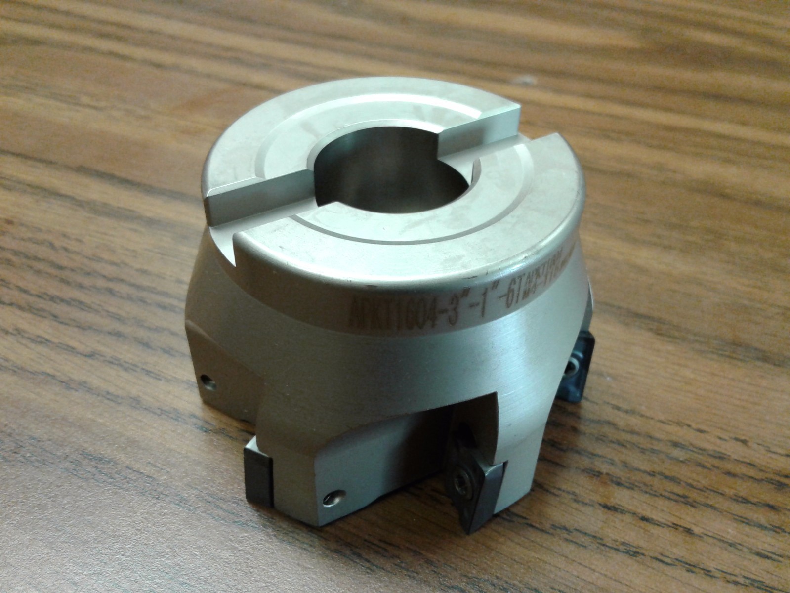 3″ 90 degree indexable face shell mill,face milling cutter APKT #Z-2526-4025