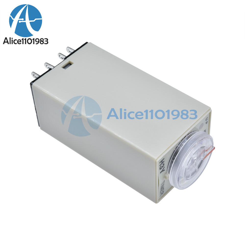DC 12V H3Y-2 0-30 Minutes Power on Timer Time Delay Relay 8 Pin TH283