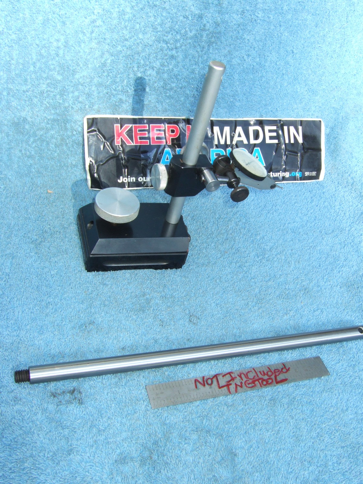 HERMANN SCHMID USED SURFACE GAGE MG-1 CLEAN INSPECTION TOOL GRINDER W/599-7033-3