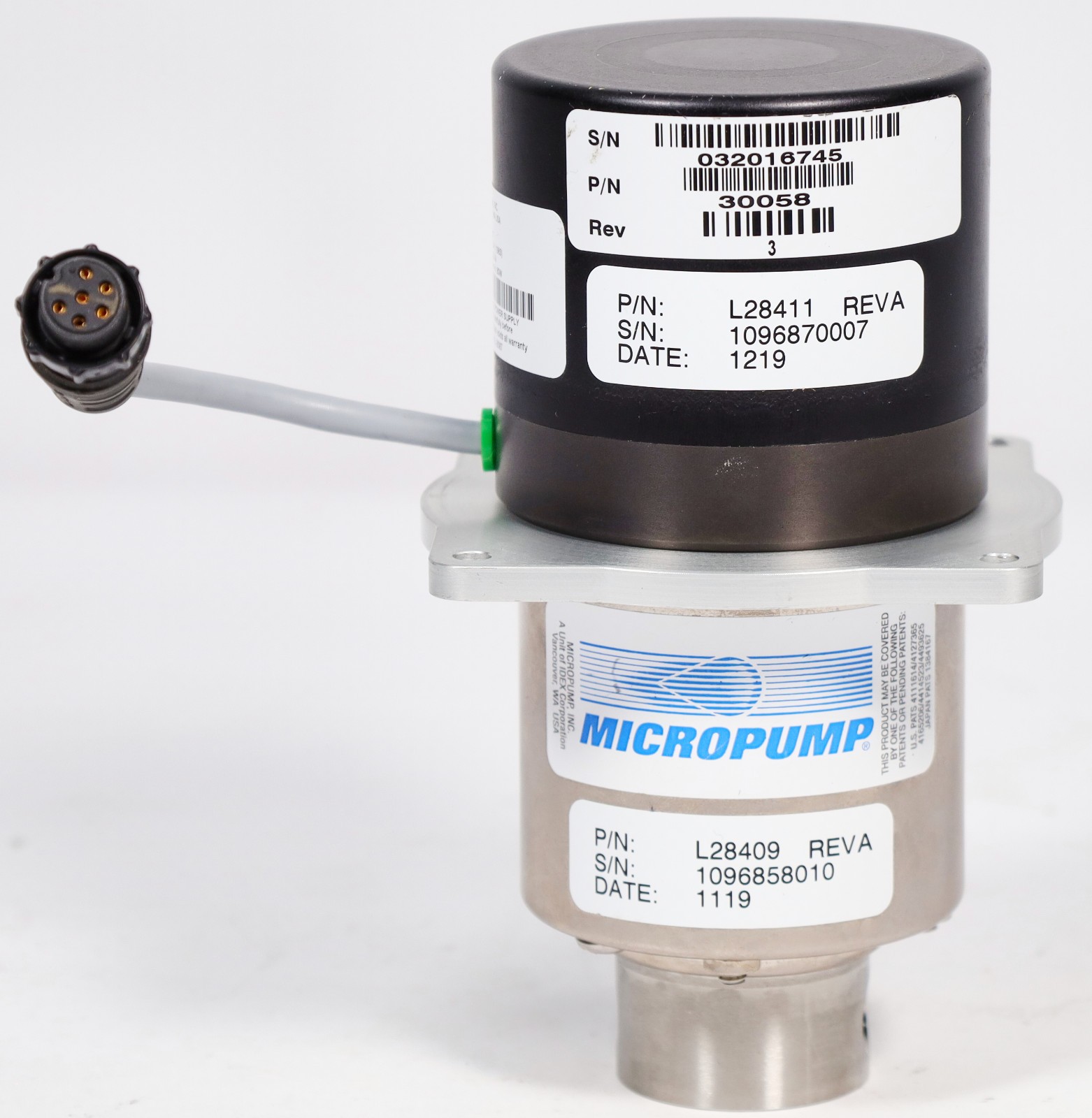 Micropump Magnetic Drive Gear Pump L26363 & L28409 103 Bar 4000RPM