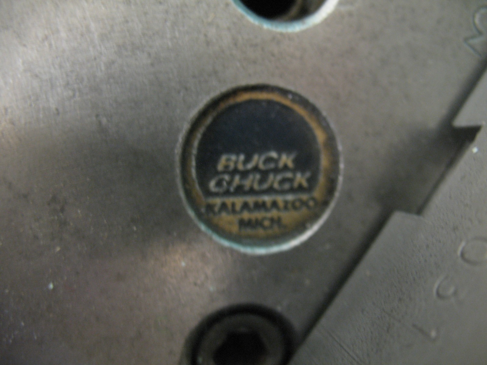 BUCK CHUCK 6″ 3JAW W/SOFT TOP JAWS AJUST-TRU NO MOUNT PLATE GOOD CONDITION