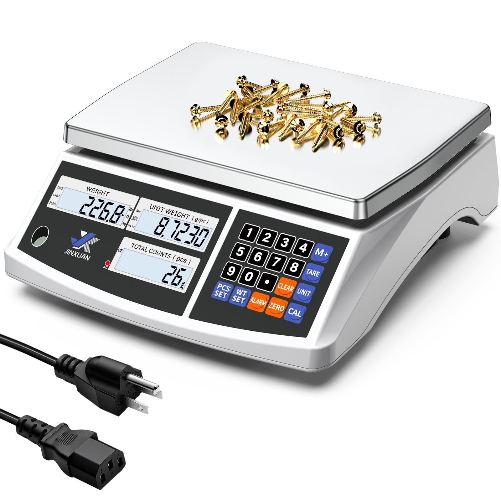 Industrial Counting Scale 30kg 66lb x 0.1g Precision
